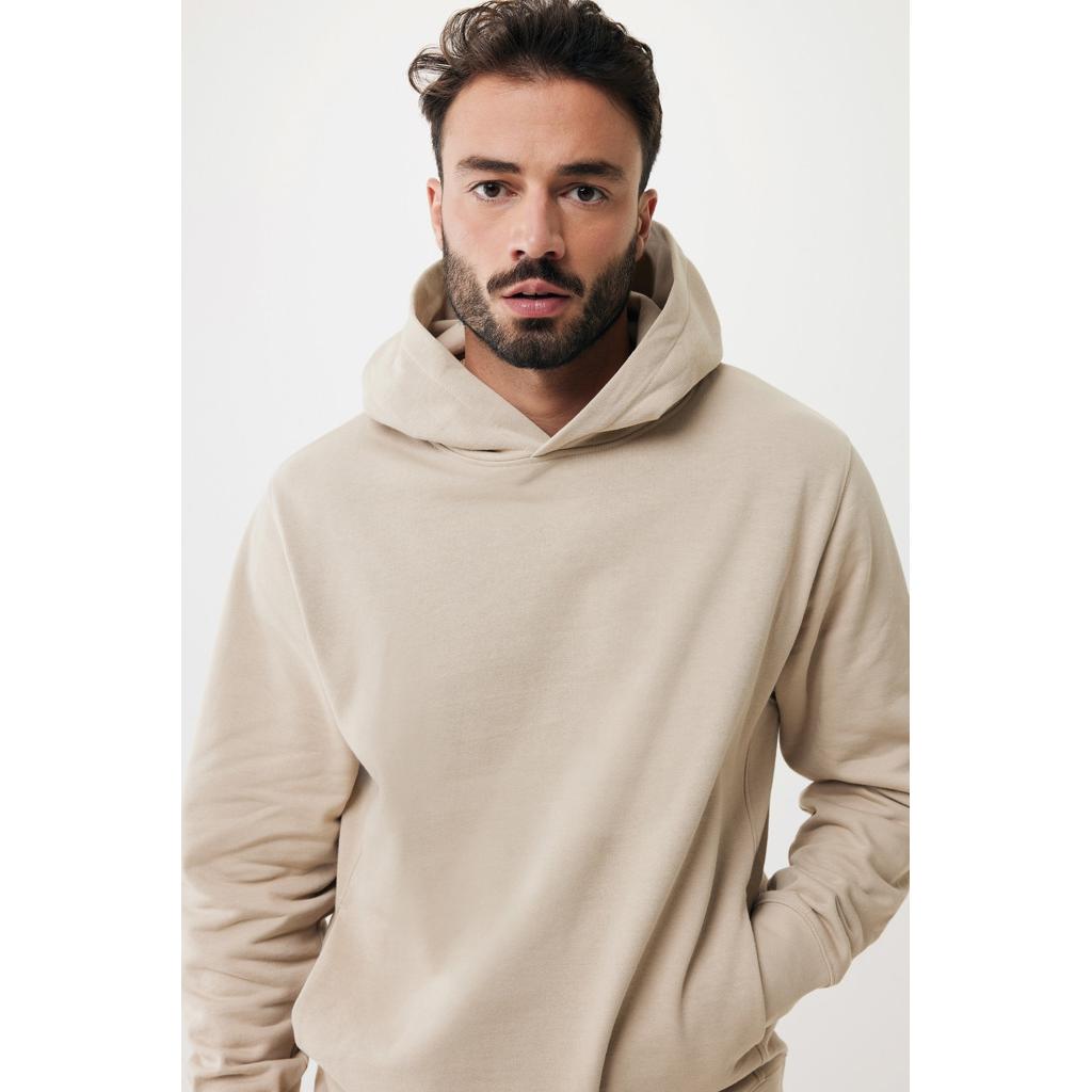Iqoniq Yengo recycled cotton hoodie with sidepockets desert 3XL