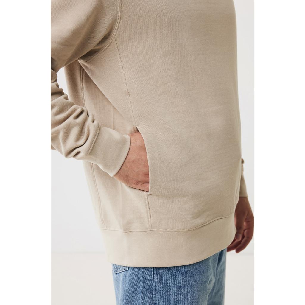 Iqoniq Yengo recycled cotton hoodie with sidepockets desert 3XL