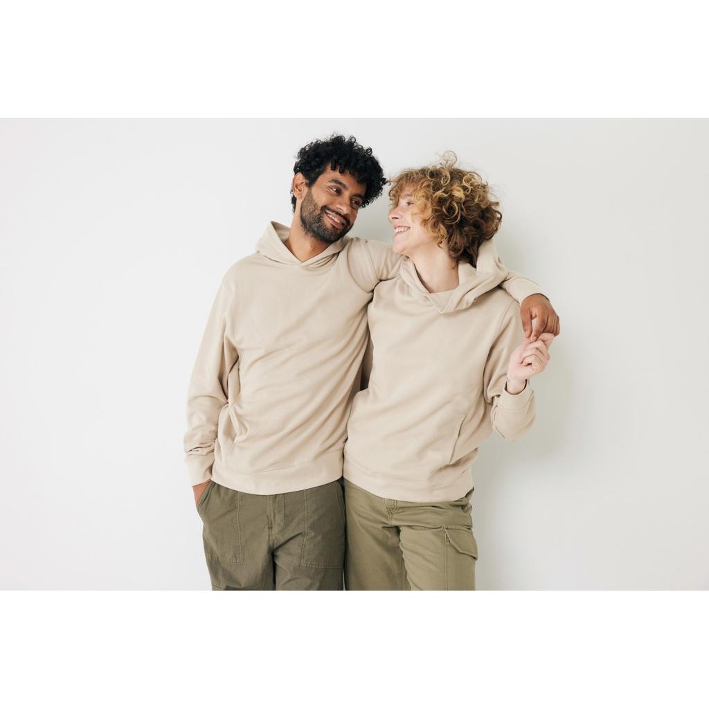 Iqoniq Yengo recycled cotton hoodie with sidepockets desert 3XL