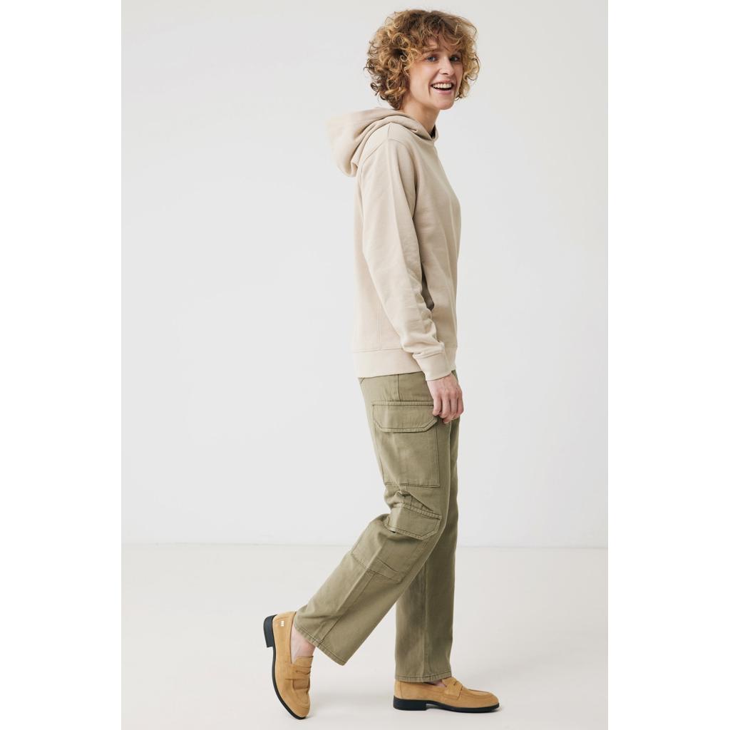 Iqoniq Yengo recycled cotton hoodie with sidepockets desert 3XL