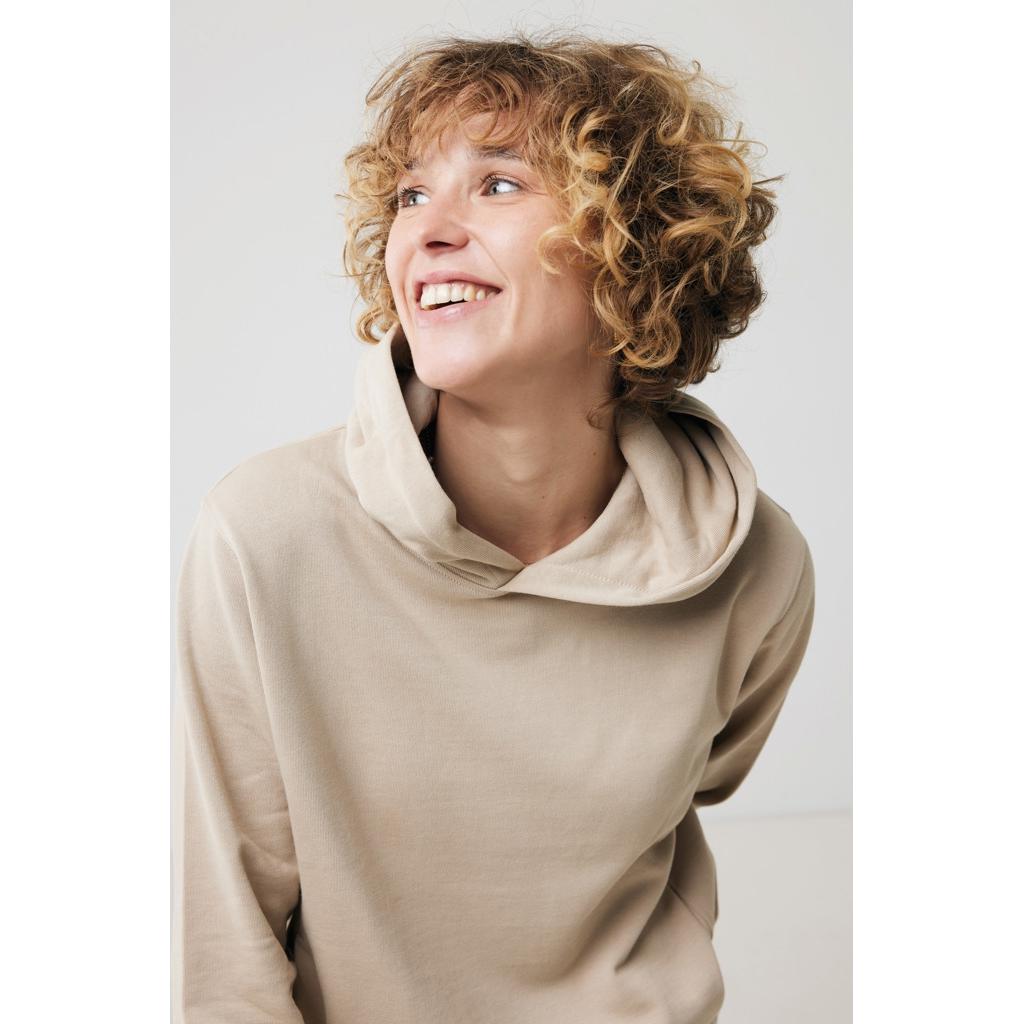 Iqoniq Yengo recycled cotton hoodie with sidepockets desert 3XL