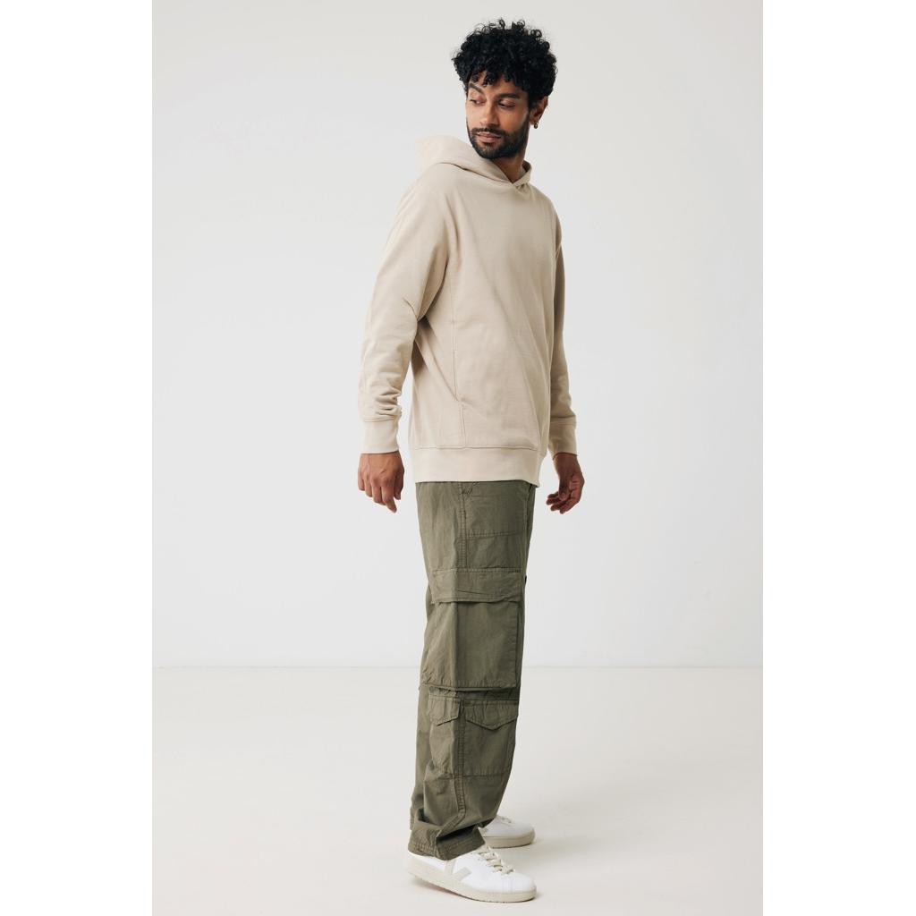 Iqoniq Yengo recycled cotton hoodie with sidepockets desert 3XL