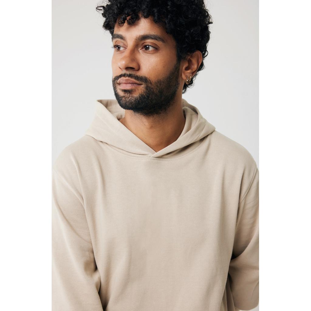 Iqoniq Yengo recycled cotton hoodie with sidepockets desert 3XL