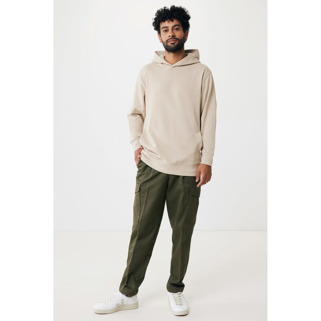 Iqoniq Yengo recycled cotton hoodie with sidepockets desert 3XL