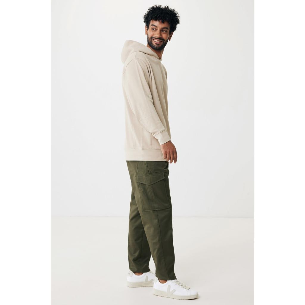 Iqoniq Yengo recycled cotton hoodie with sidepockets desert 3XL