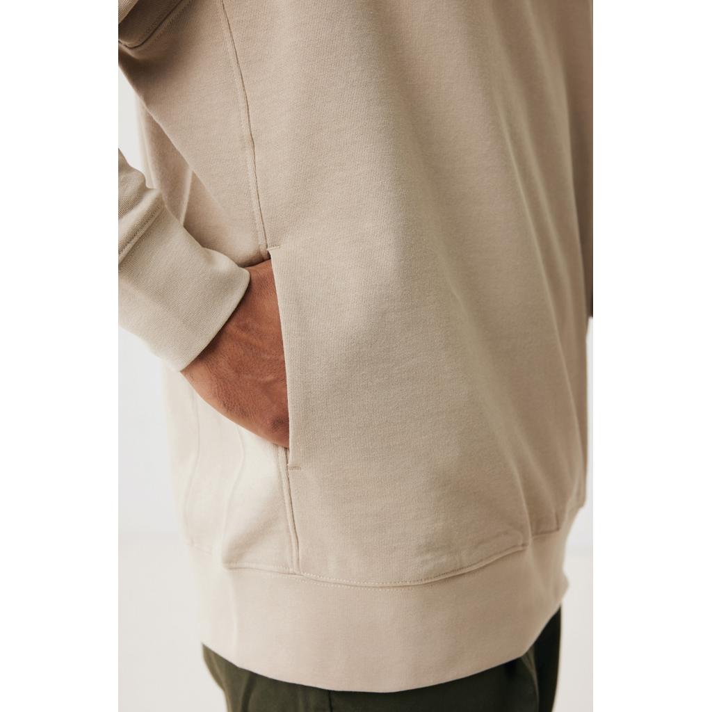 Iqoniq Yengo recycled cotton hoodie with sidepockets desert 3XL