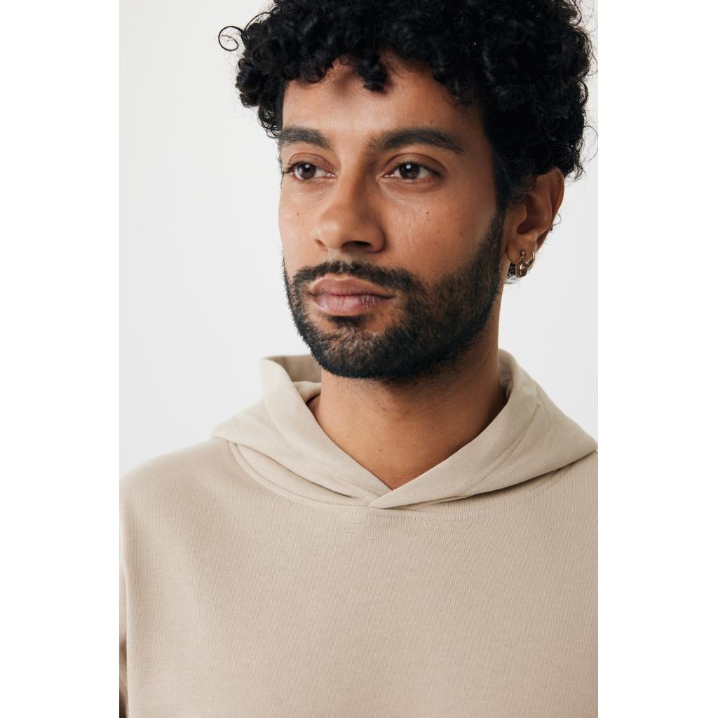 Iqoniq Yengo recycled cotton hoodie with sidepockets desert 3XL