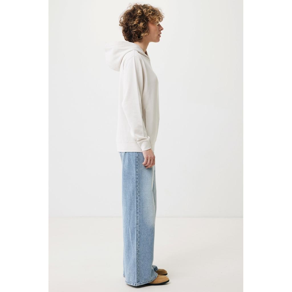 Iqoniq Yengo recycled cotton hoodie with sidepockets ivory white 3XL