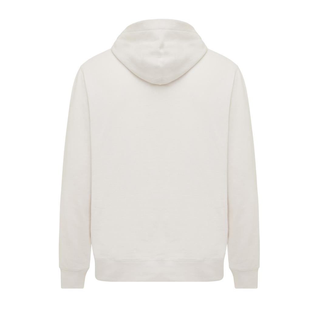 Iqoniq Yengo recycled cotton hoodie with sidepockets ivory white XS