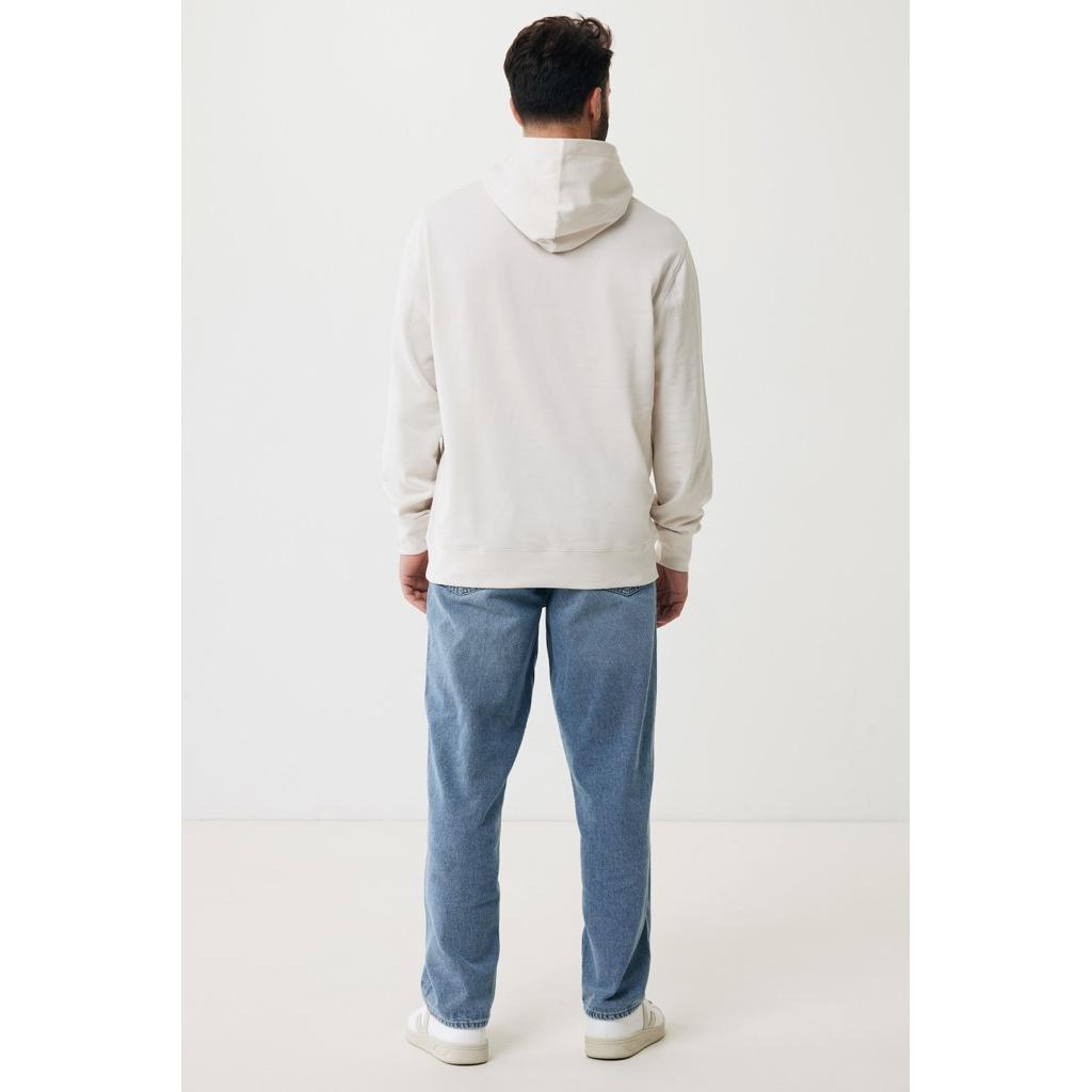 Iqoniq Yengo recycled cotton hoodie with sidepockets ivory white XS