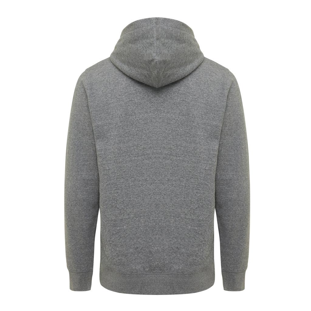 Iqoniq Yengo recycled cotton hoodie with sidepockets light heather anthracite XS