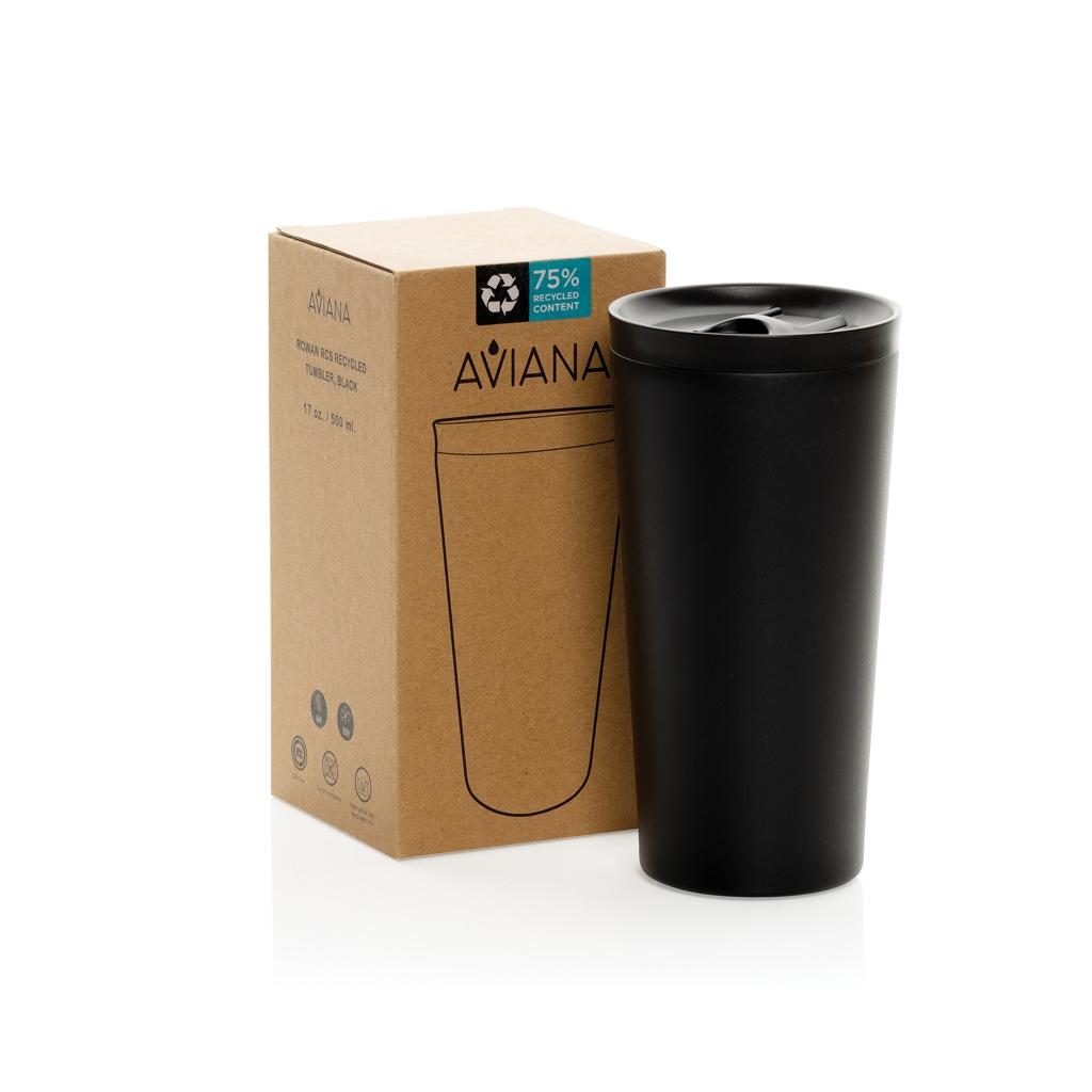 Pahar reciclat Aviana Rowan 500 ml black
