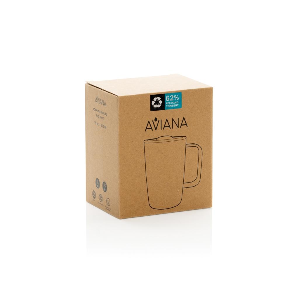 Cană reciclată Aviana Rowan 450 ml black