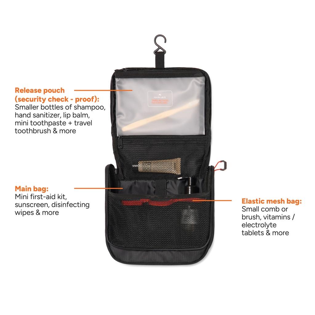 Geantă cosmetică Nordic Drift Trail 3L black