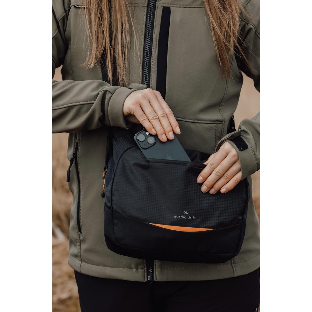Geantă crossbody Nordic Drift Trail 4L black