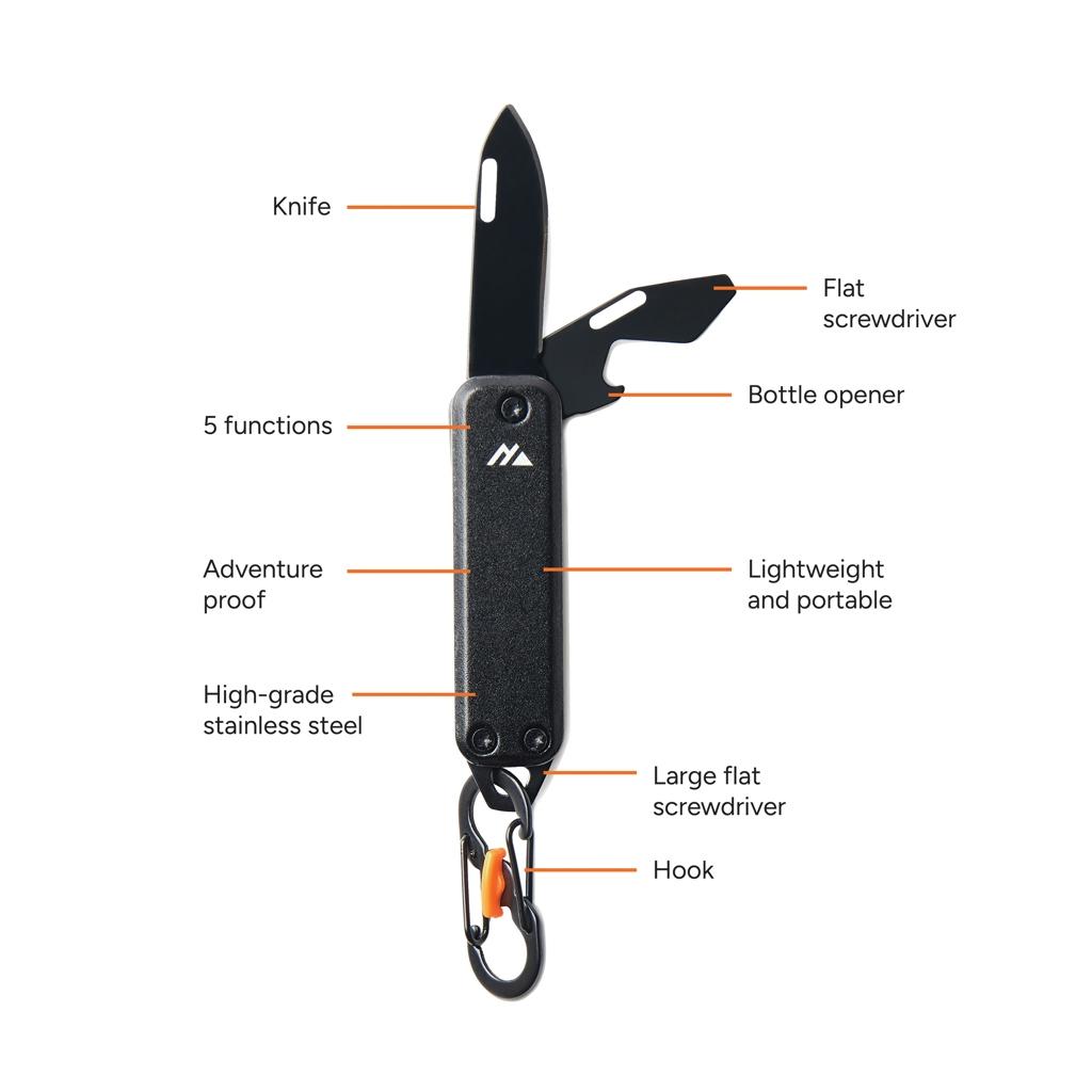 Breloc aventură Nordic Drift black