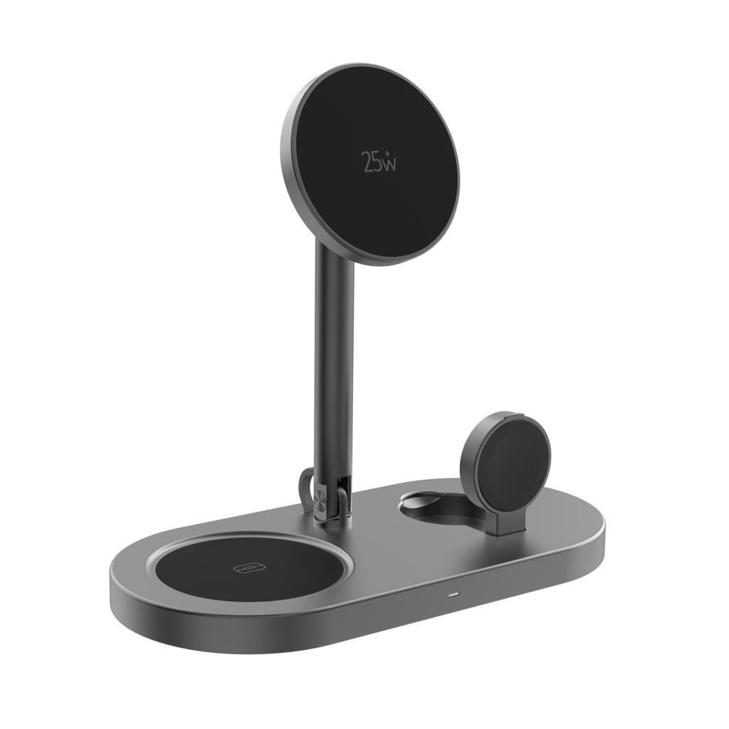 Încărcător magnetic birou Quantum 25W grey