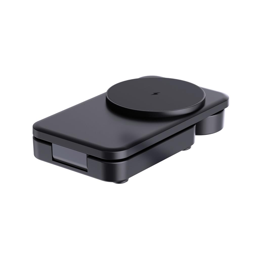 Încărcător magnetic 3 în 1 Arcadia black