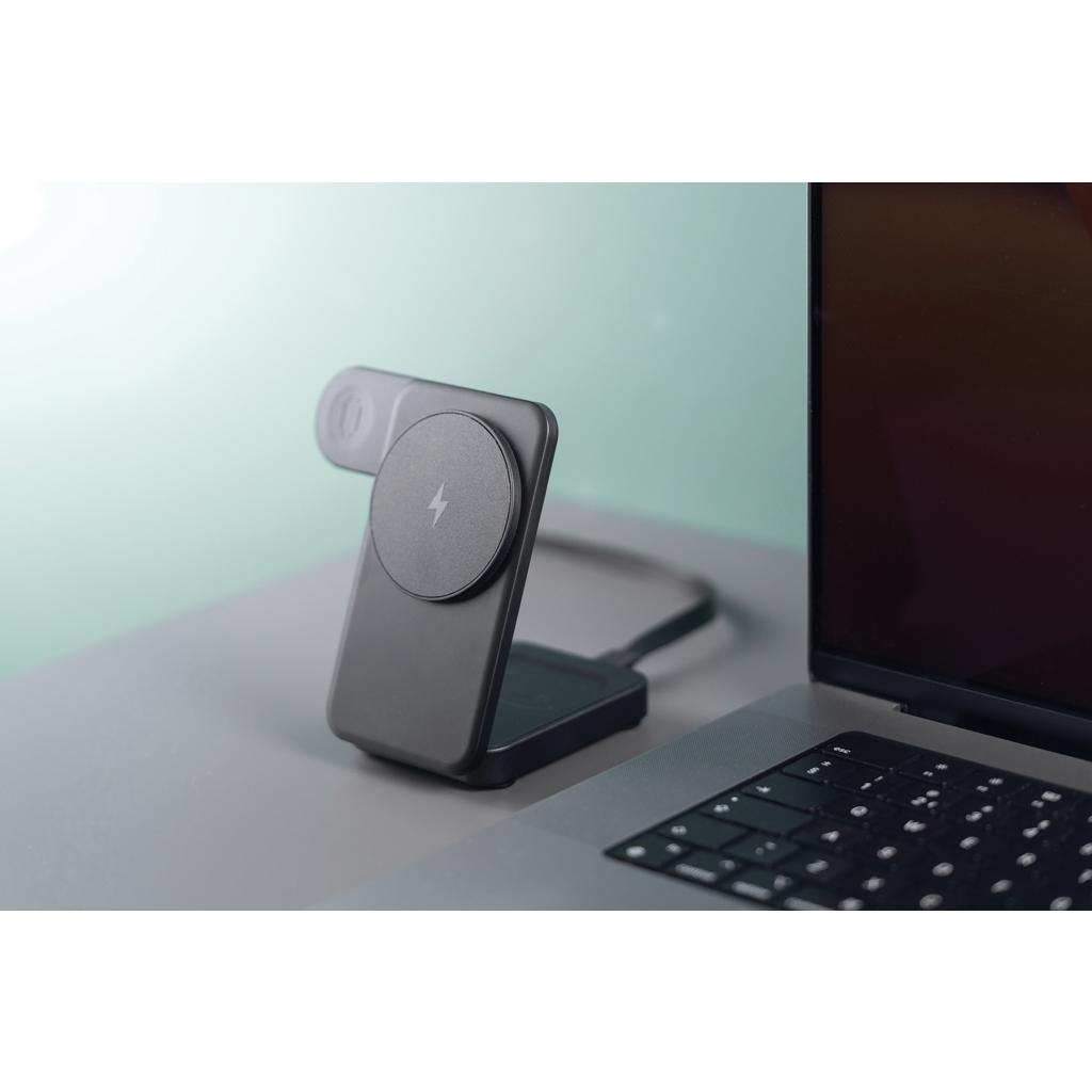 Încărcător magnetic 3 în 1 Arcadia black