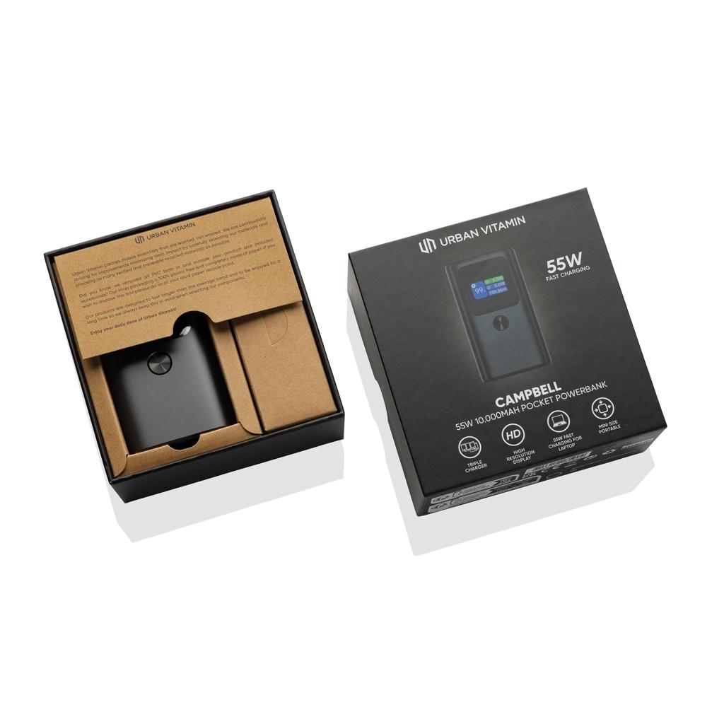 Baterie externă Campbell Urban Vitamin 10.000 mAh grey