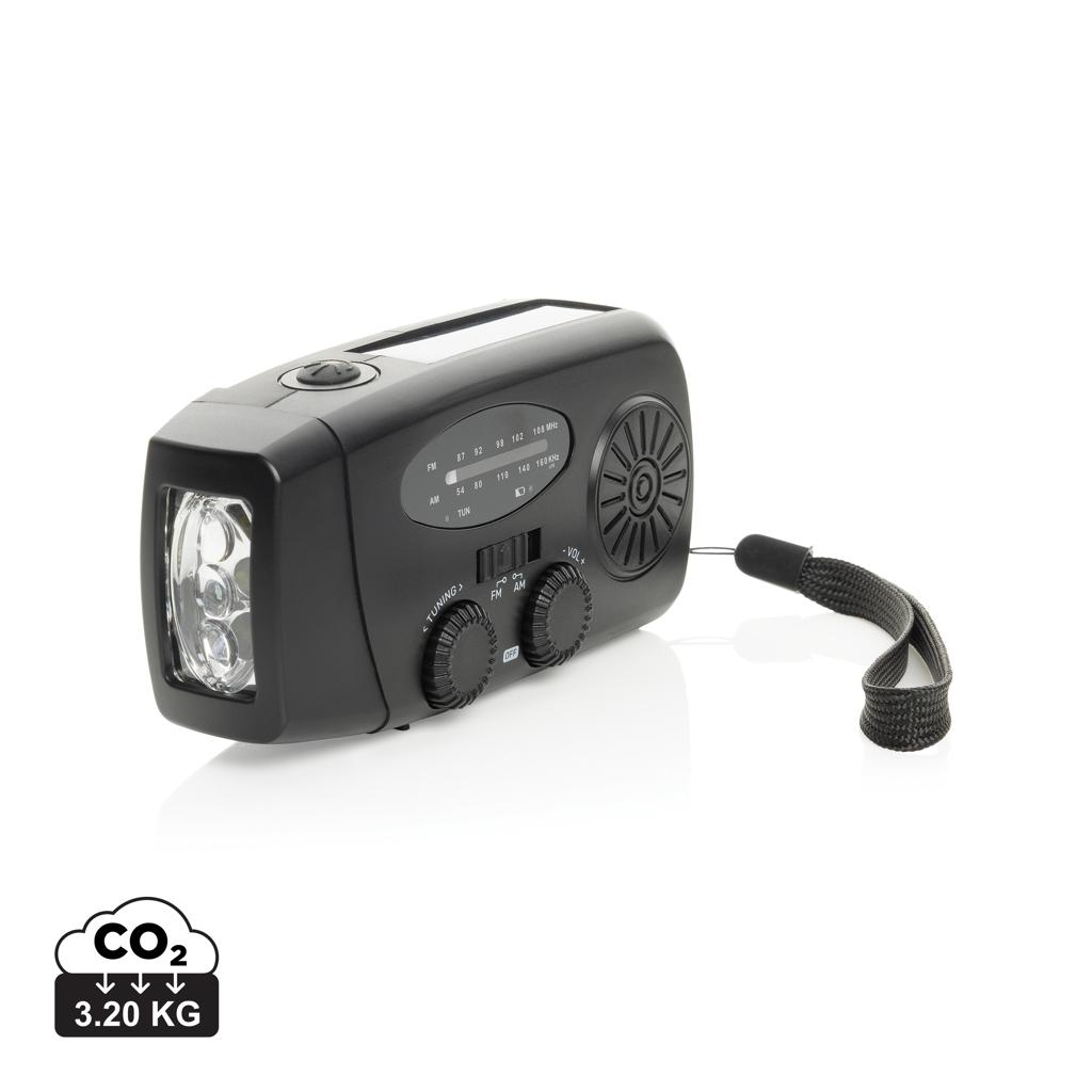Radio urgență RescueWave black