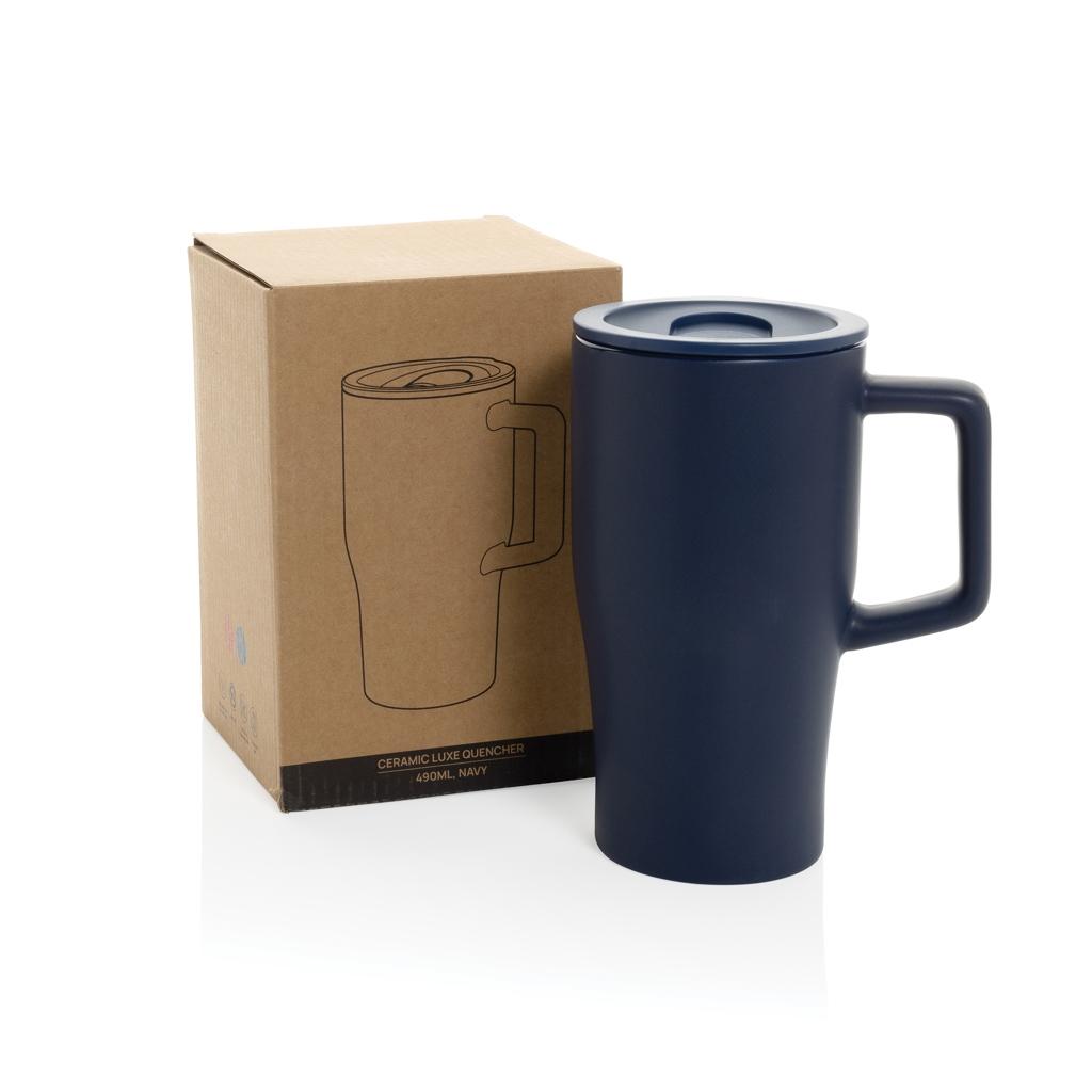 Pahar Ceramic Luxe 490 ml navy
