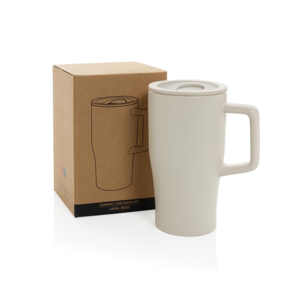 Pahar Ceramic Luxe 490 ml grey