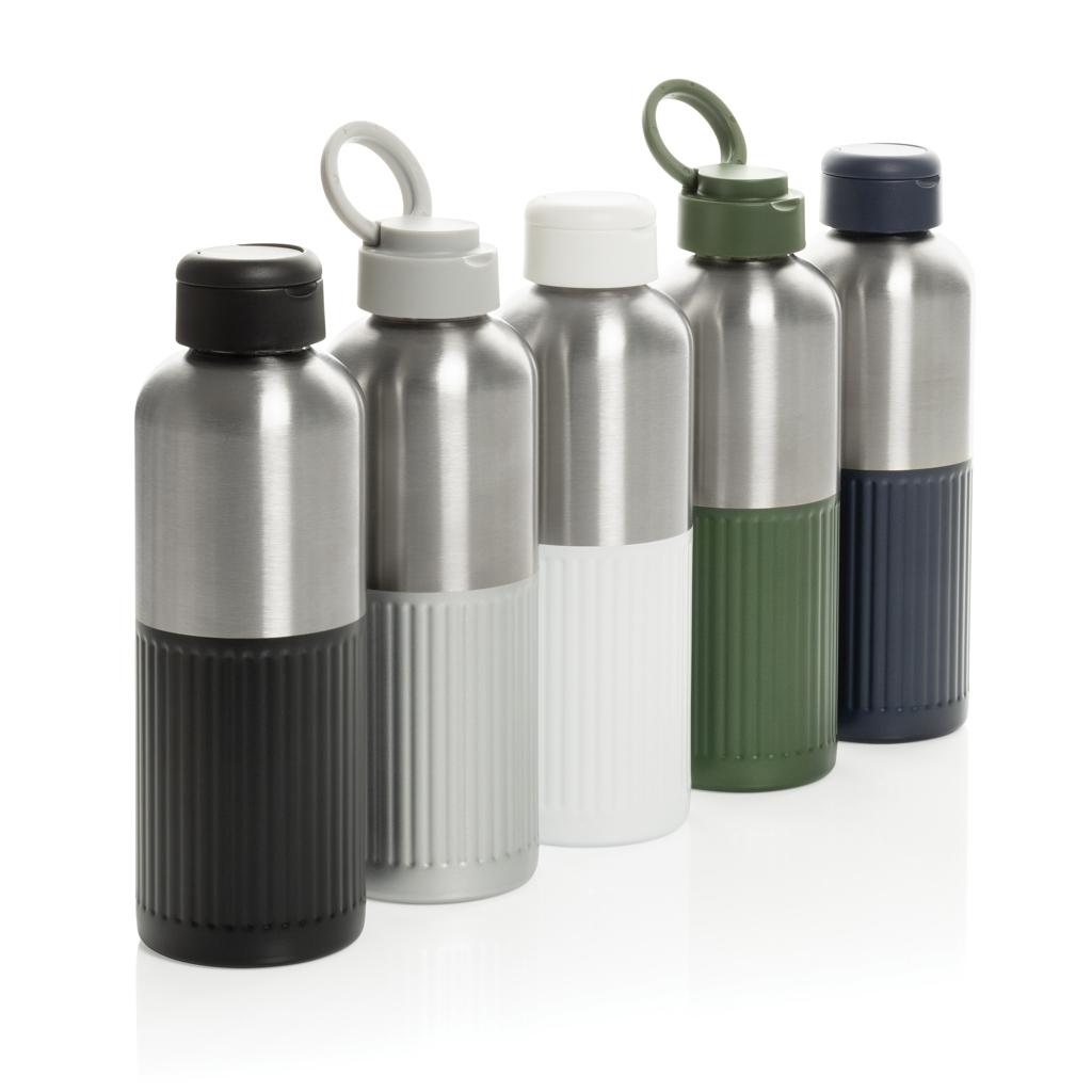 Sticlă apă Ripple oțel 750 ml transparent
