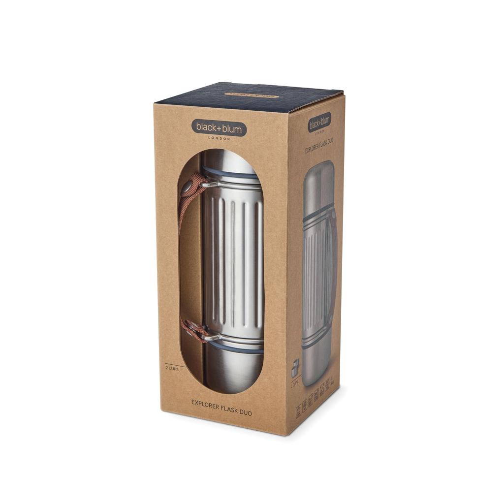 Recipient dublu Explorer Flask 1L grey