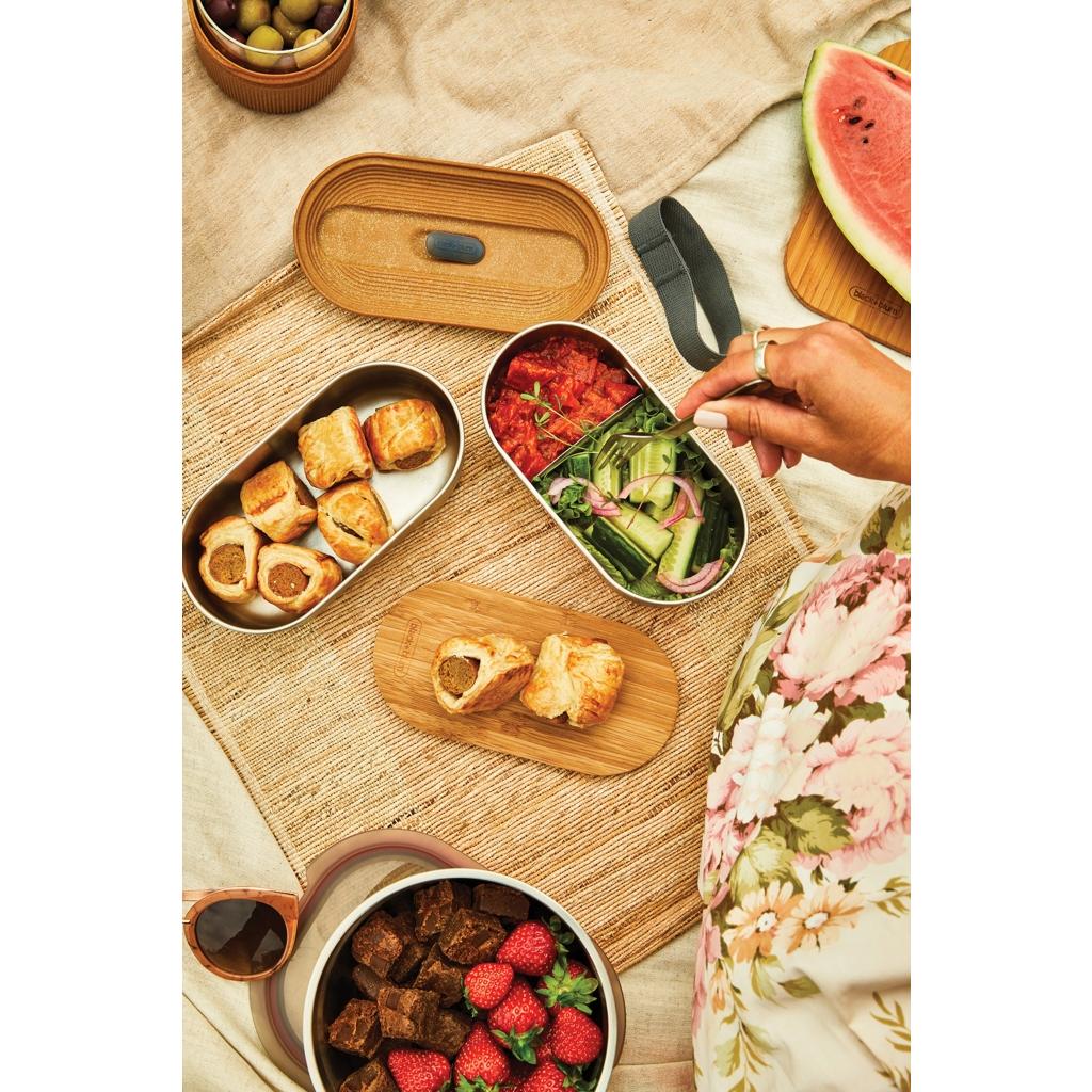 Casetă bento Black+Blum grey