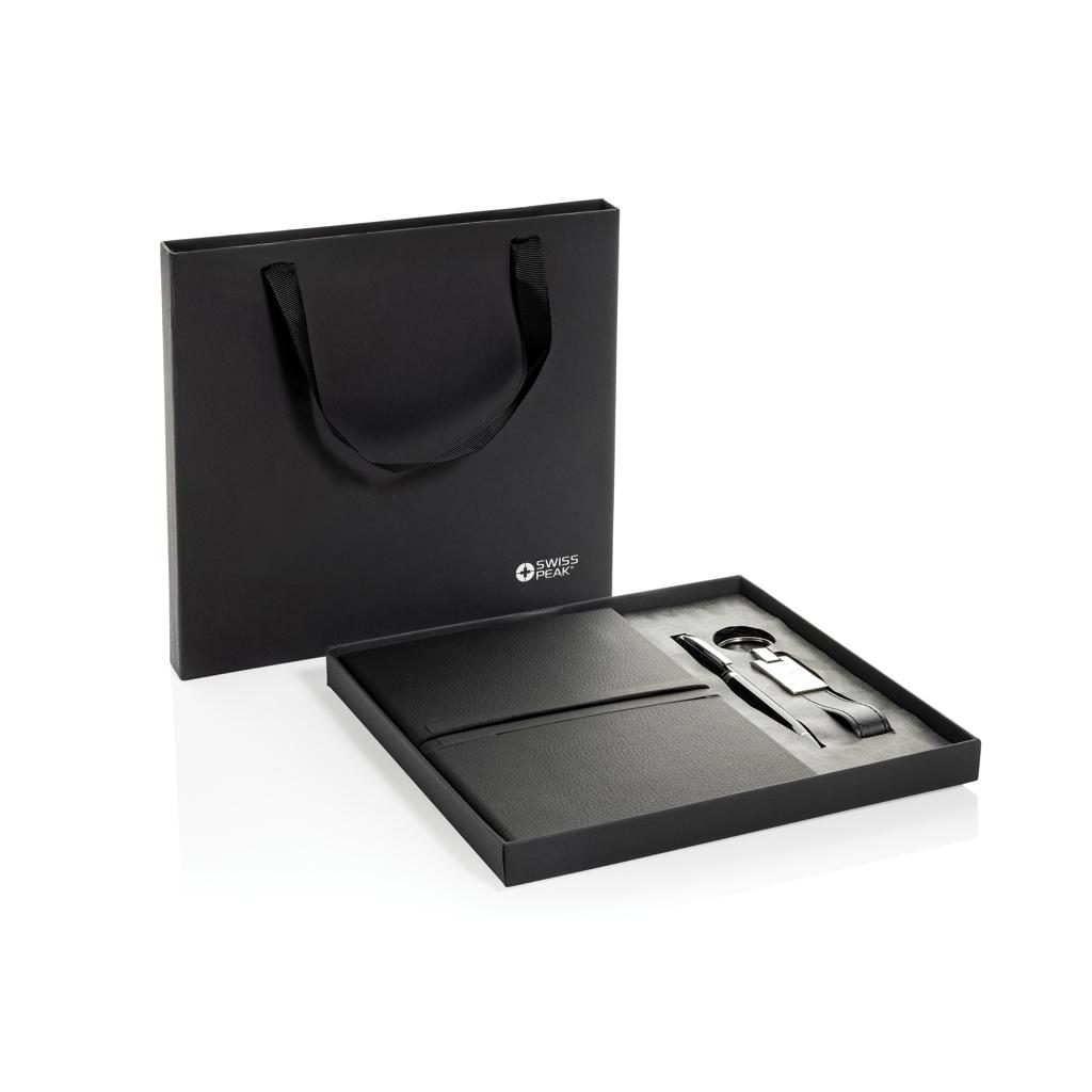 Set cadou business Swiss Peak black