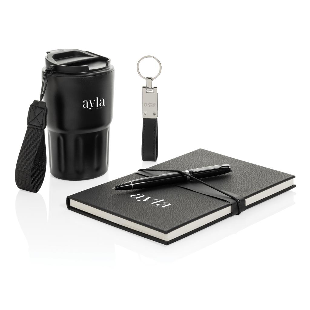 Set cadou Swiss Peak cu pahar black