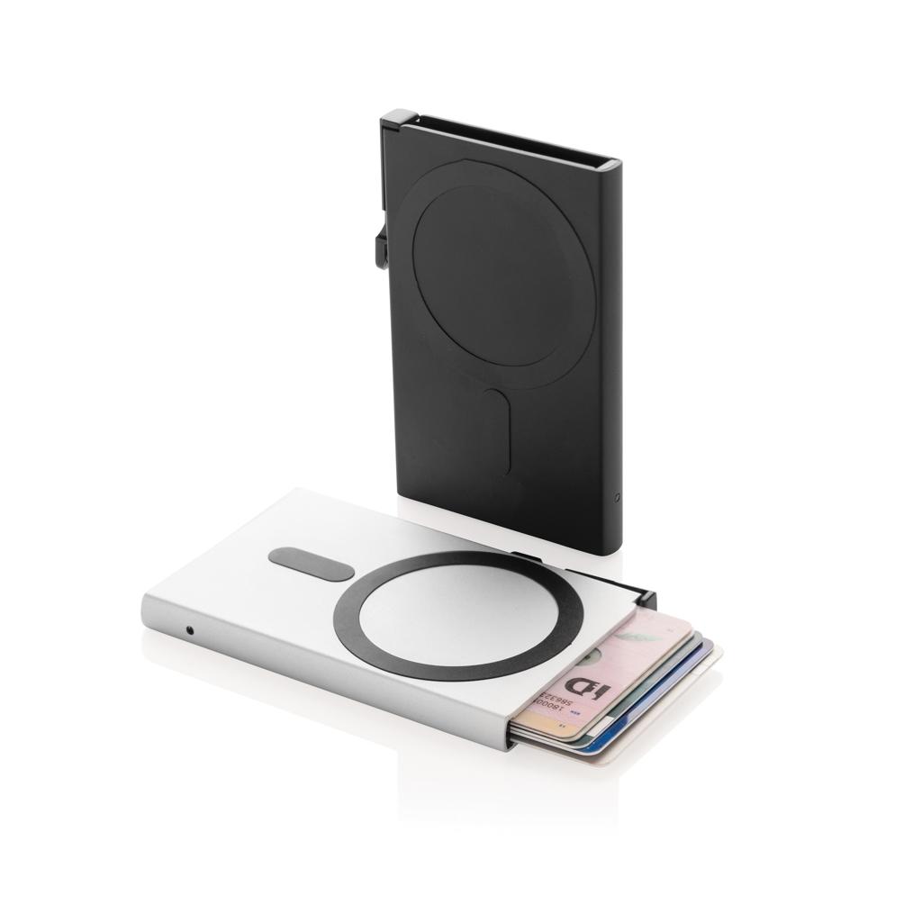 Suport carduri telefon magnetic black
