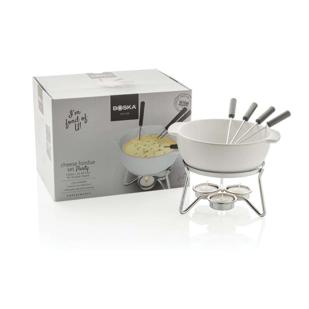 Set fondue brânză Boska 750 ml transparent