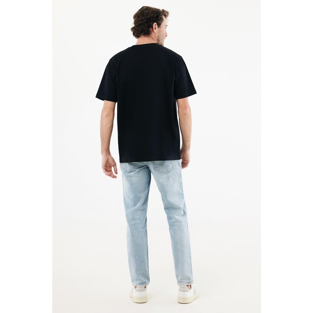Tricou bumbac Iqoniq Nikko black