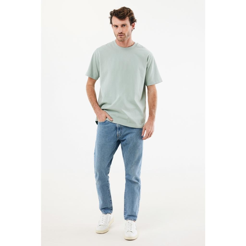 Tricou bumbac Iqoniq Nikko iceberg green
