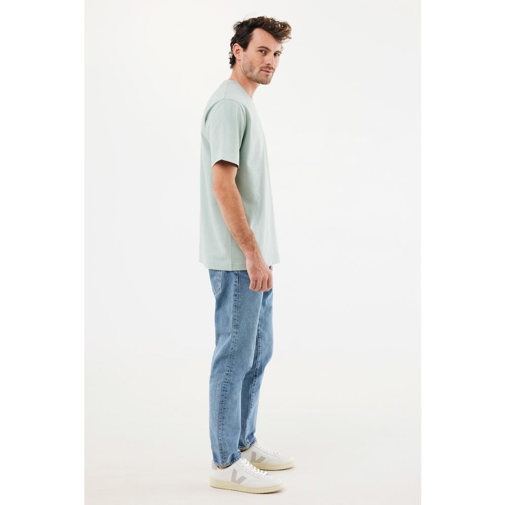 Tricou bumbac Iqoniq Nikko iceberg green