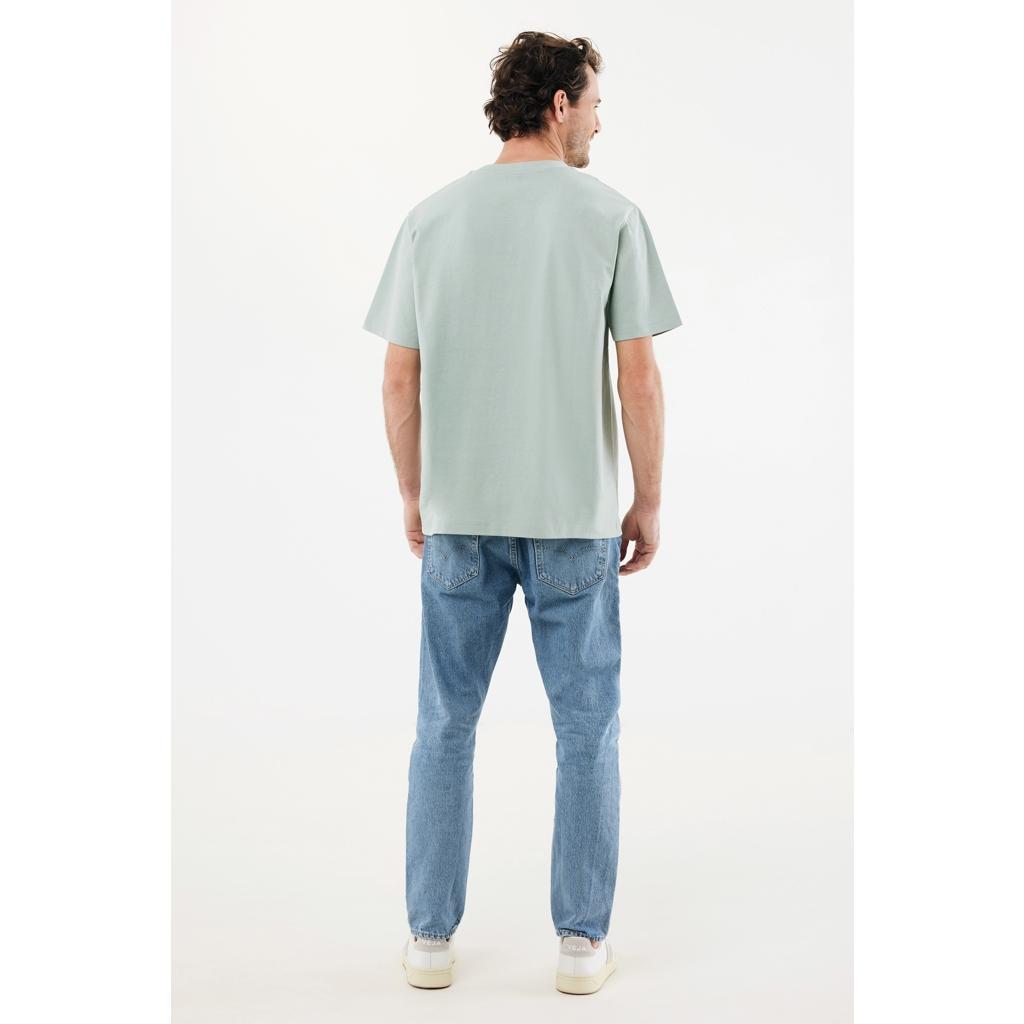 Tricou bumbac Iqoniq Nikko iceberg green