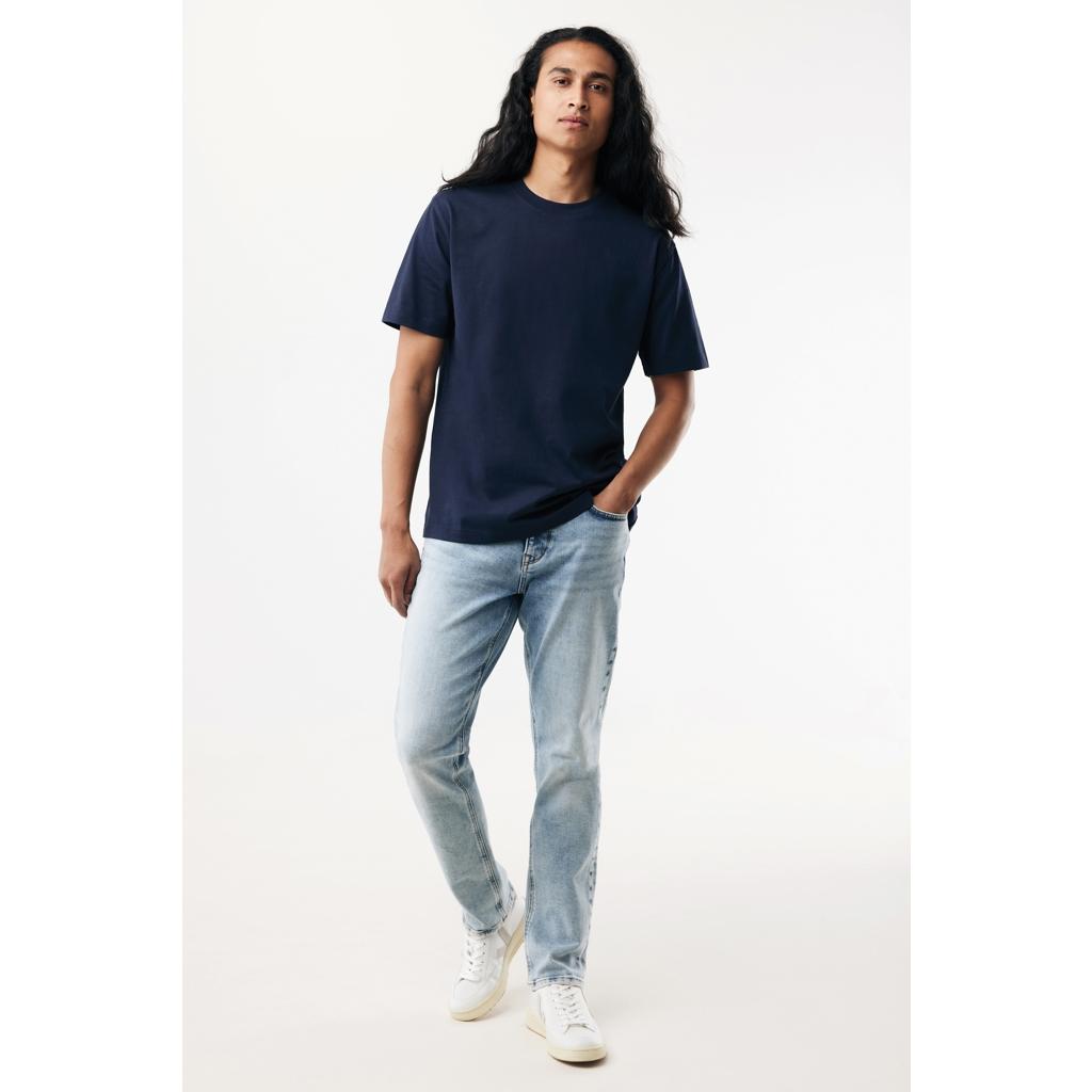 Tricou bumbac Iqoniq Nikko navy