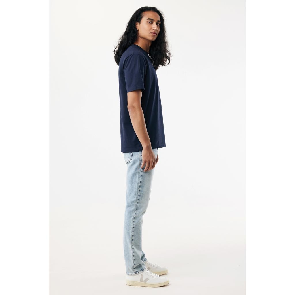 Tricou bumbac Iqoniq Nikko navy