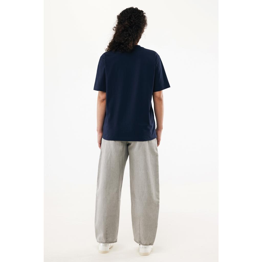 Tricou bumbac Iqoniq Nikko navy
