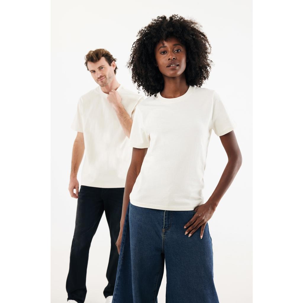 Tricou bumbac Iqoniq Nikko natural raw