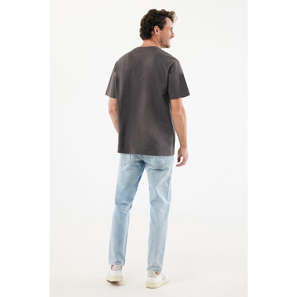 Tricou bumbac Iqoniq Nikko anthracite