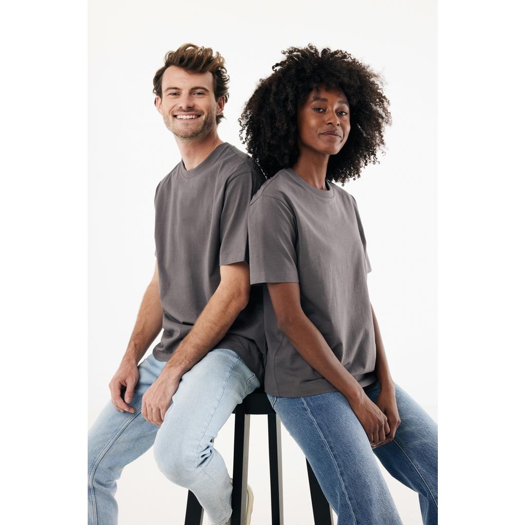 Tricou bumbac Iqoniq Nikko anthracite