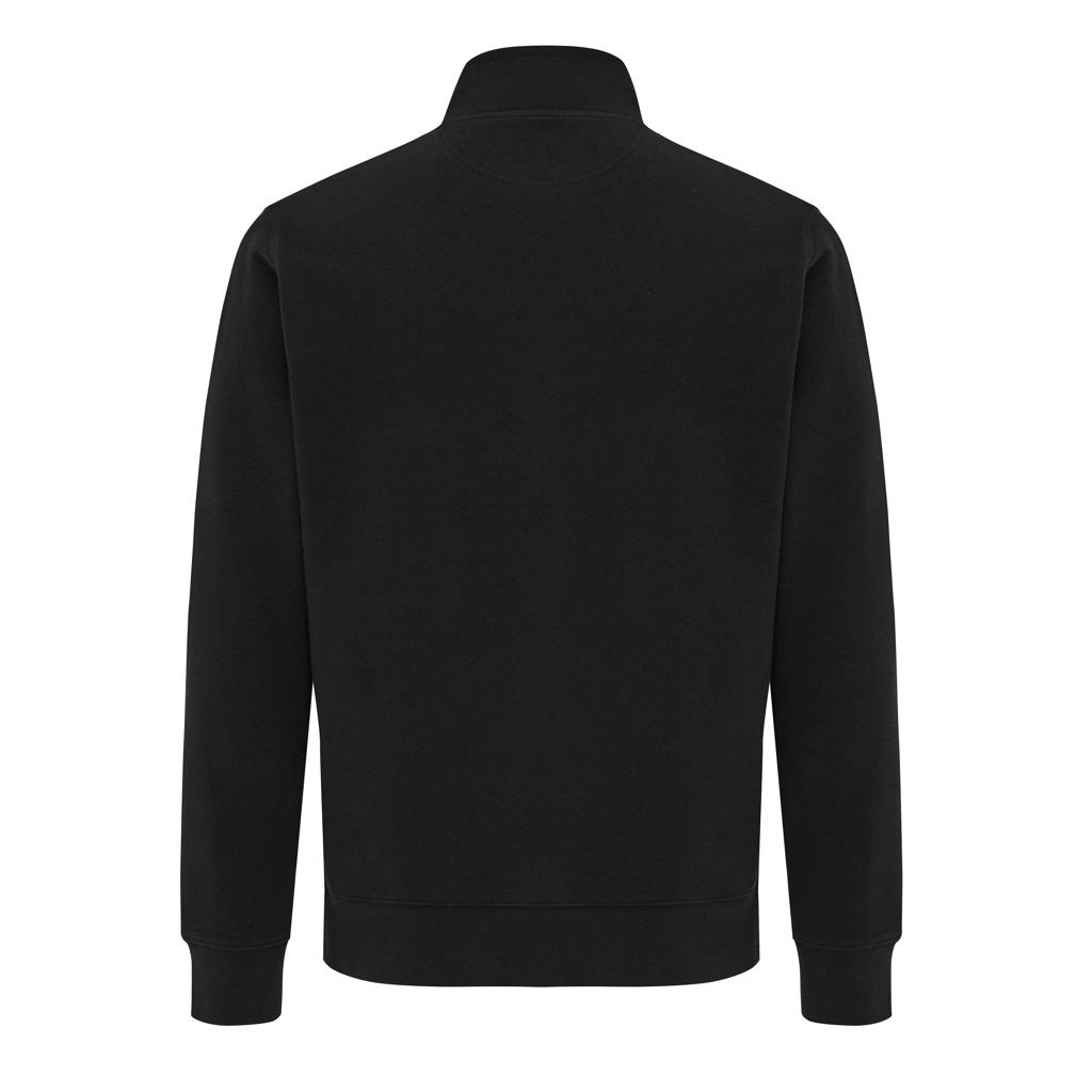 Pulover bumbac Iqoniq Elgon black 5XL