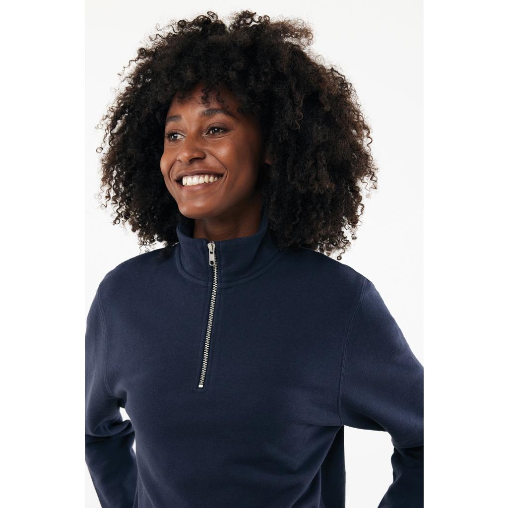 Pulover bumbac Iqoniq Elgon navy 3XL