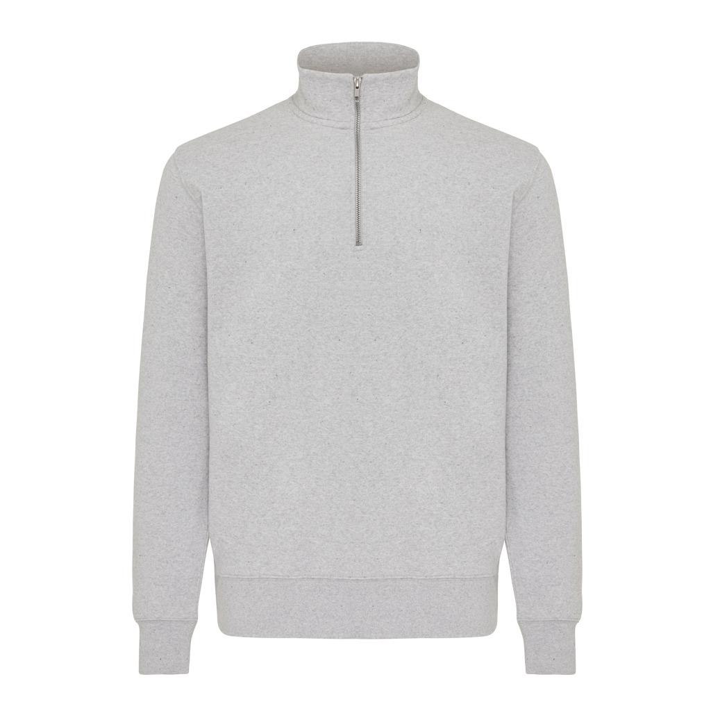 Pulover bumbac Iqoniq Elgon light heather grey 5XL