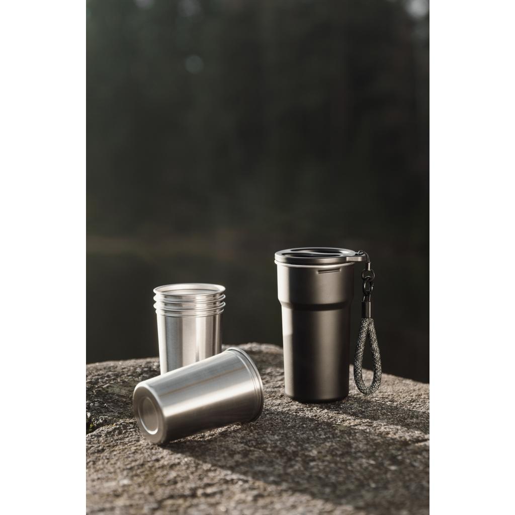 Set 4 căni Vinga Parks 250 ml black