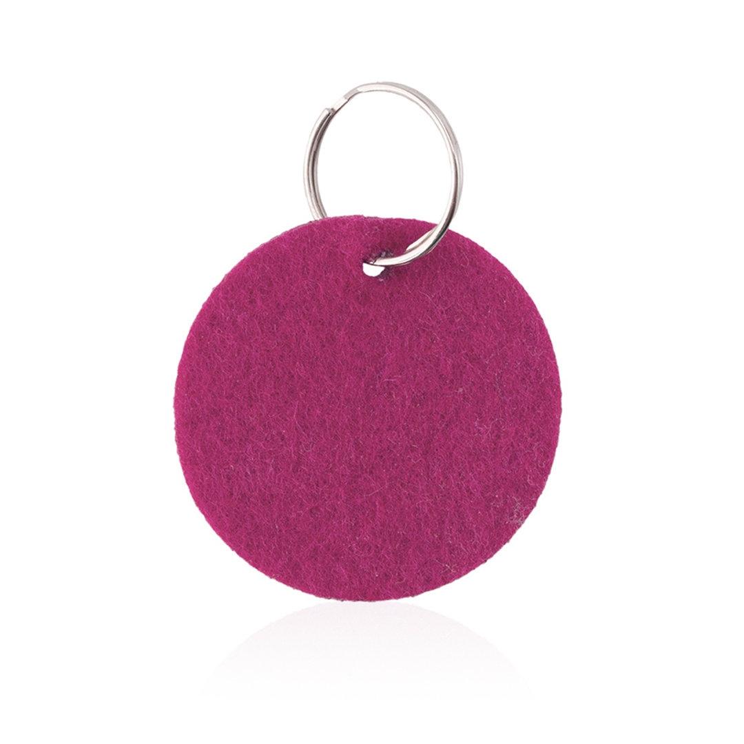 Breloc chei Nicles fucsia