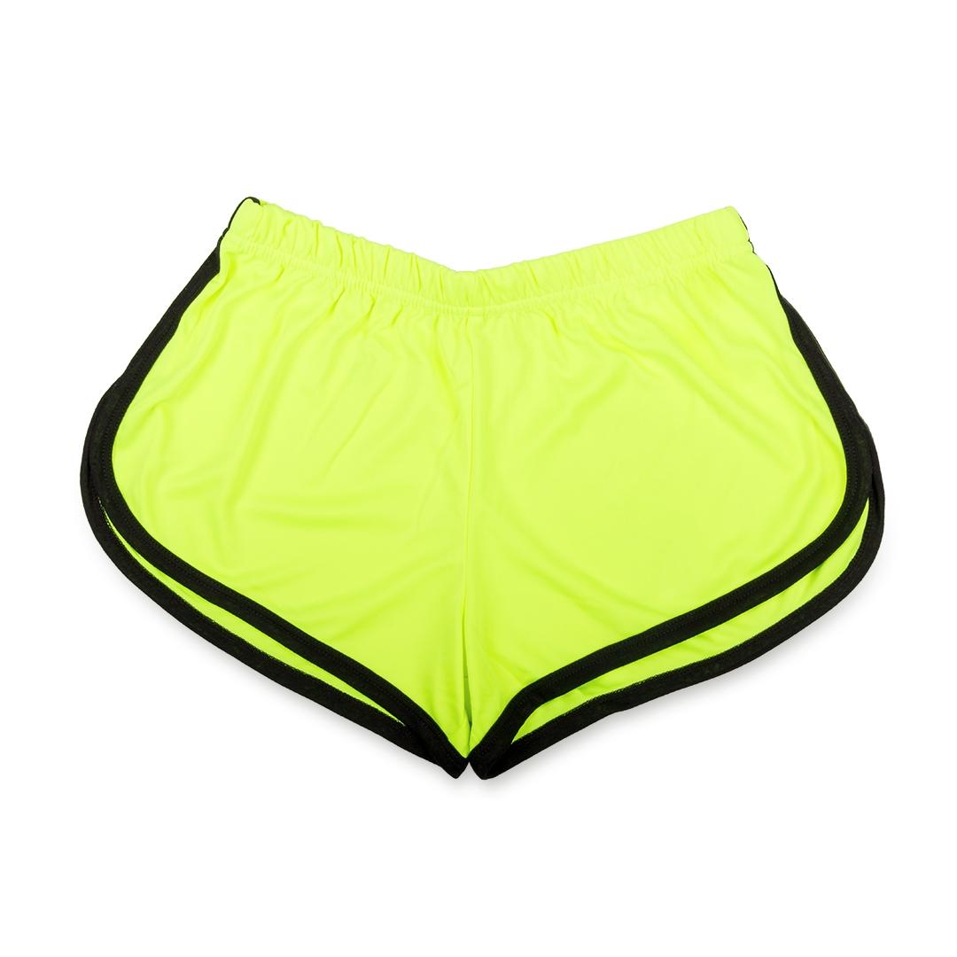 Pantaloni scurți Bizax galben fluorescent M
